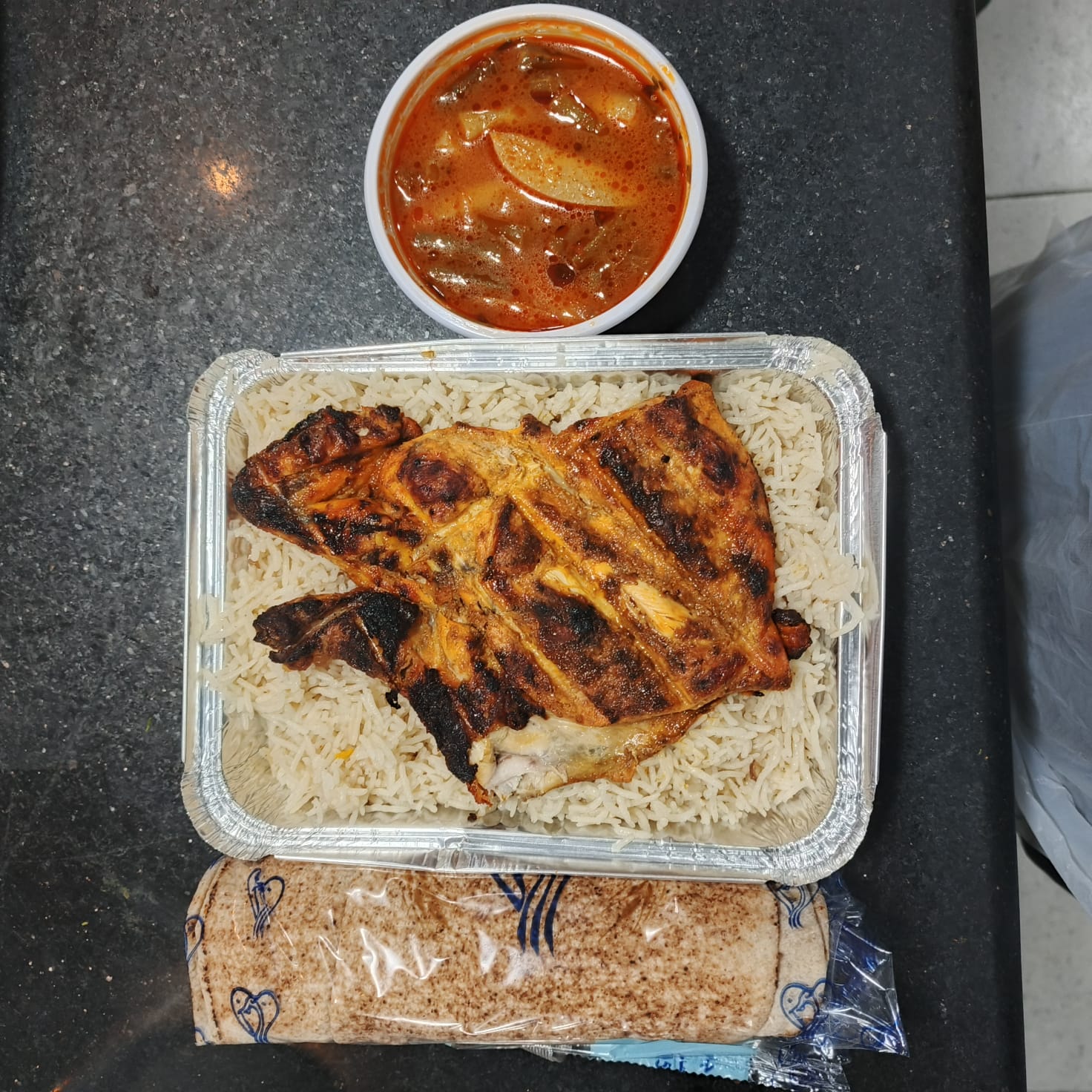 Rice and Grilled Chicken
